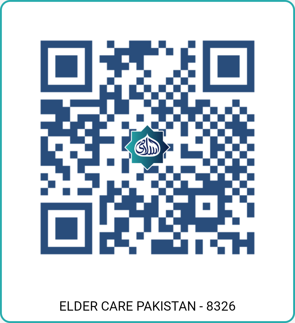 Elder Care Pakistan QR payment code ending 8326