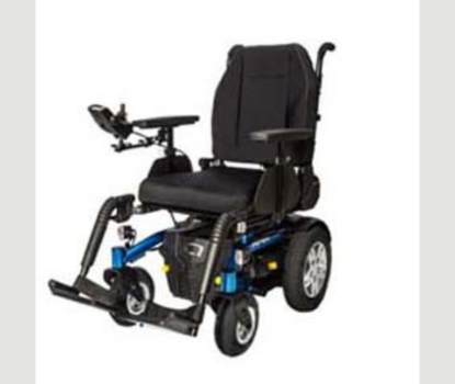 Electric power wheelchair with joystick for elderly support
